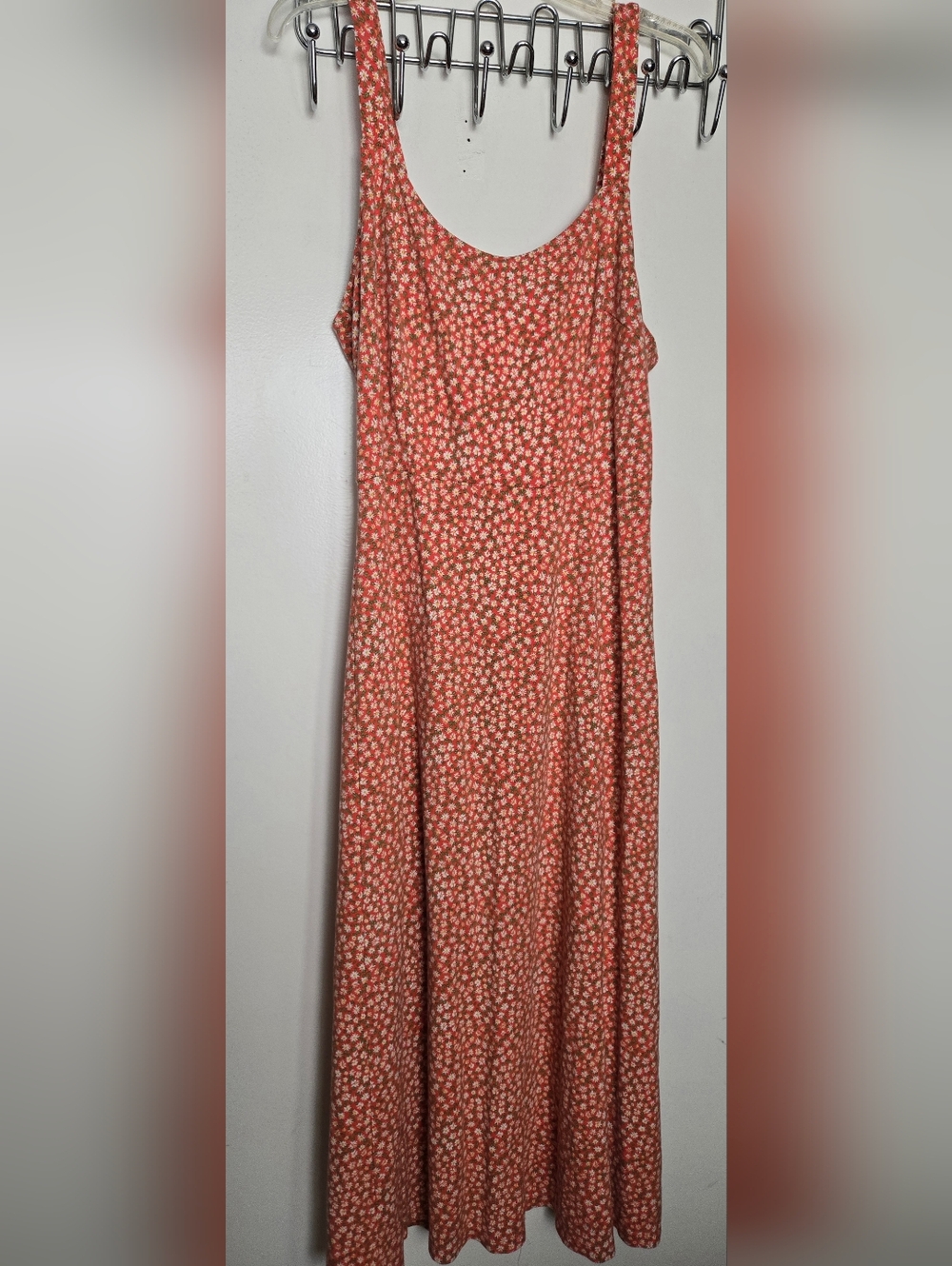 Free People Red Floral Maxi Dress - Picture 4 of 5